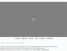Tablet Screenshot of hotellkrabban.se